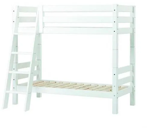 Hoppekids ECO Luxury køyeseng med skrå stige - 120x200